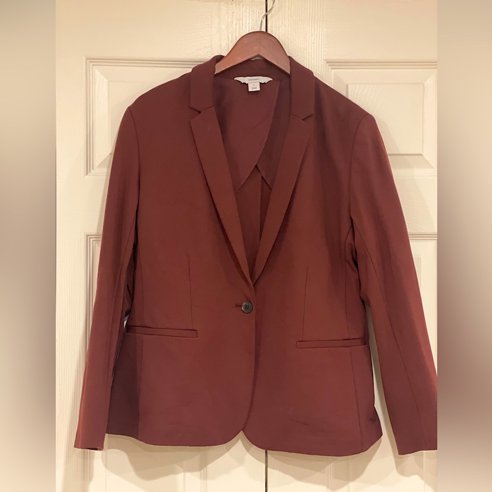 Burgundy Blazer